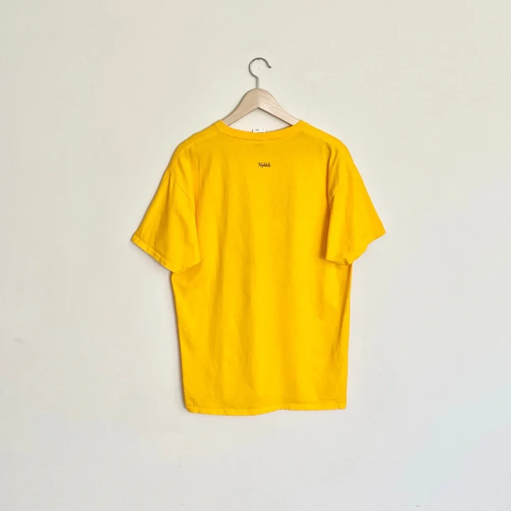 NEW Tropidelic Reggae Rock Band Graphic Yellow Concert T Shirt Adult size Large - Picture 4 of 7